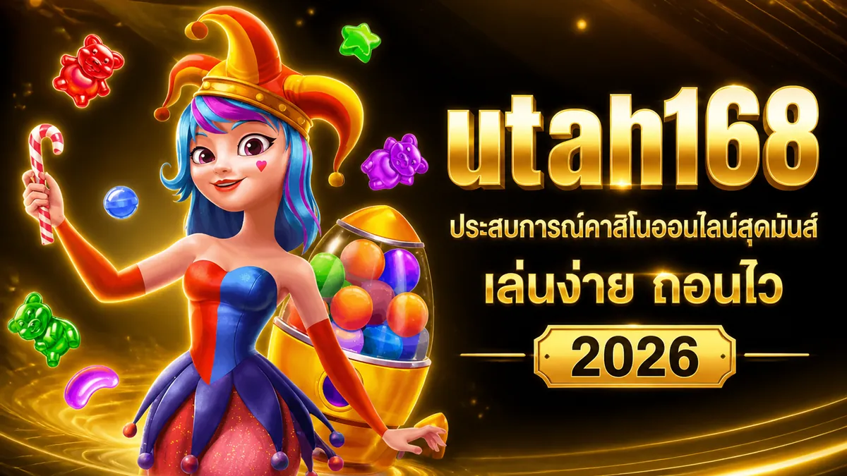 utah168: ประตูสู่โลกคาสิโนออนไลน์ เล่นง่าย ได้เงินจริง 2026